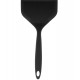 Espátula Larga 12cm Por 25,5cm Em Silicone Preta Lyor